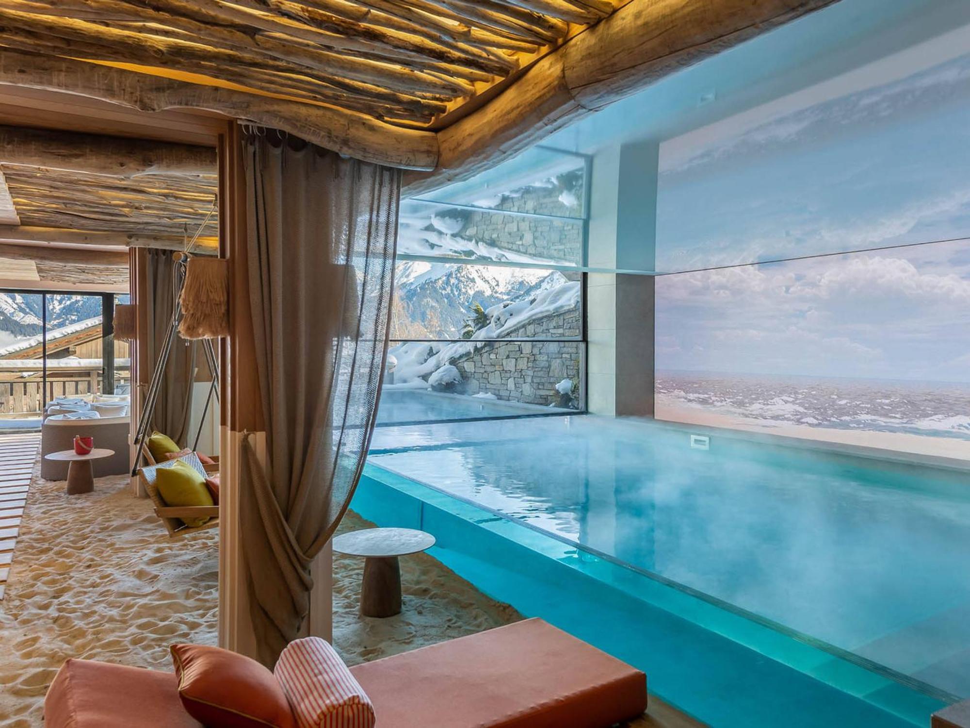 Chalet Luxueux A Courchevel Avec Piscine, Cinema, Salle De Sport Et Service Complet - Fr-1-562-71 Exteriör bild