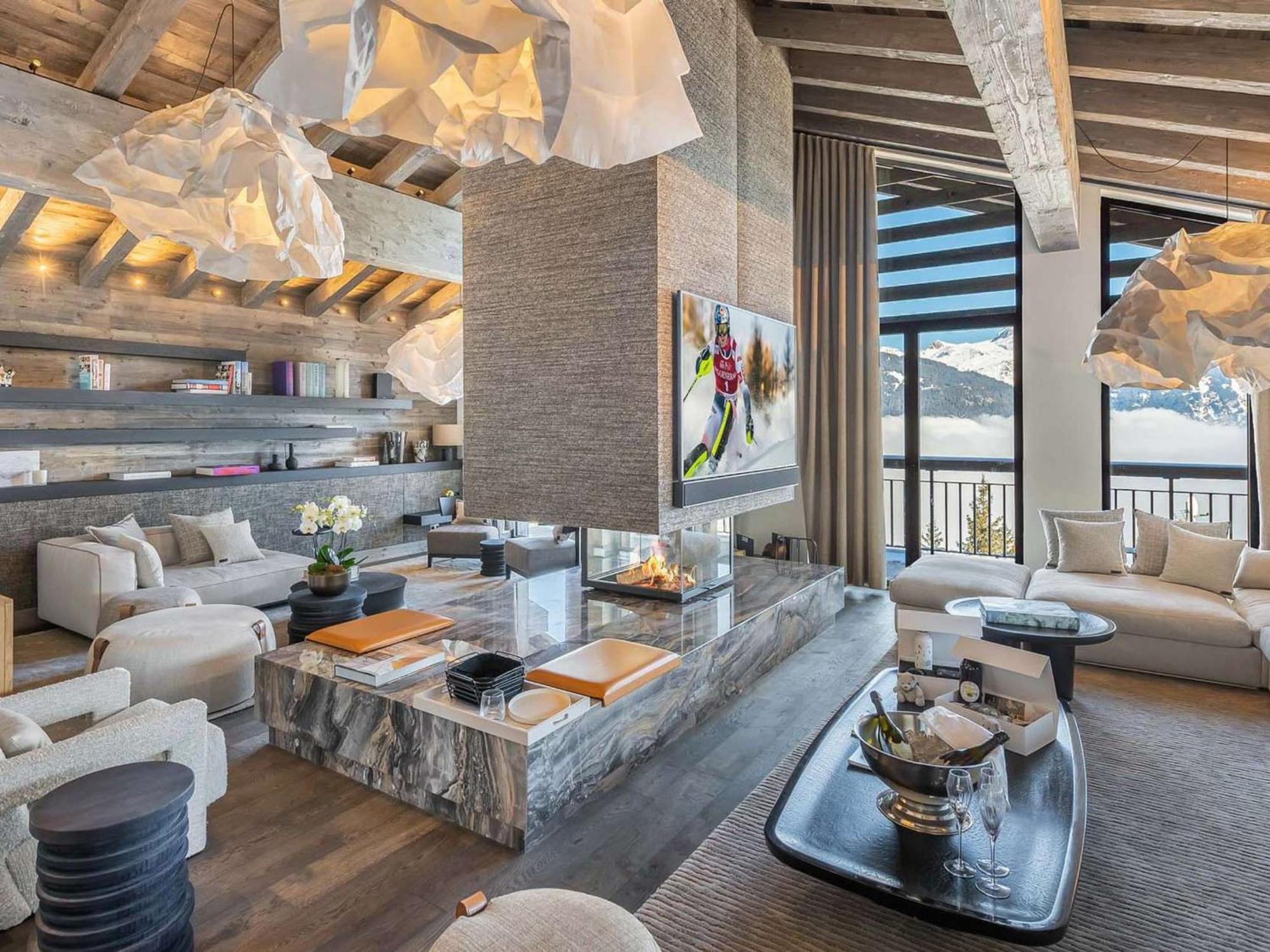 Chalet Luxueux A Courchevel Avec Piscine, Cinema, Salle De Sport Et Service Complet - Fr-1-562-71 Exteriör bild